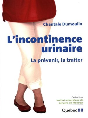 cover image of L'incontinence urinaire